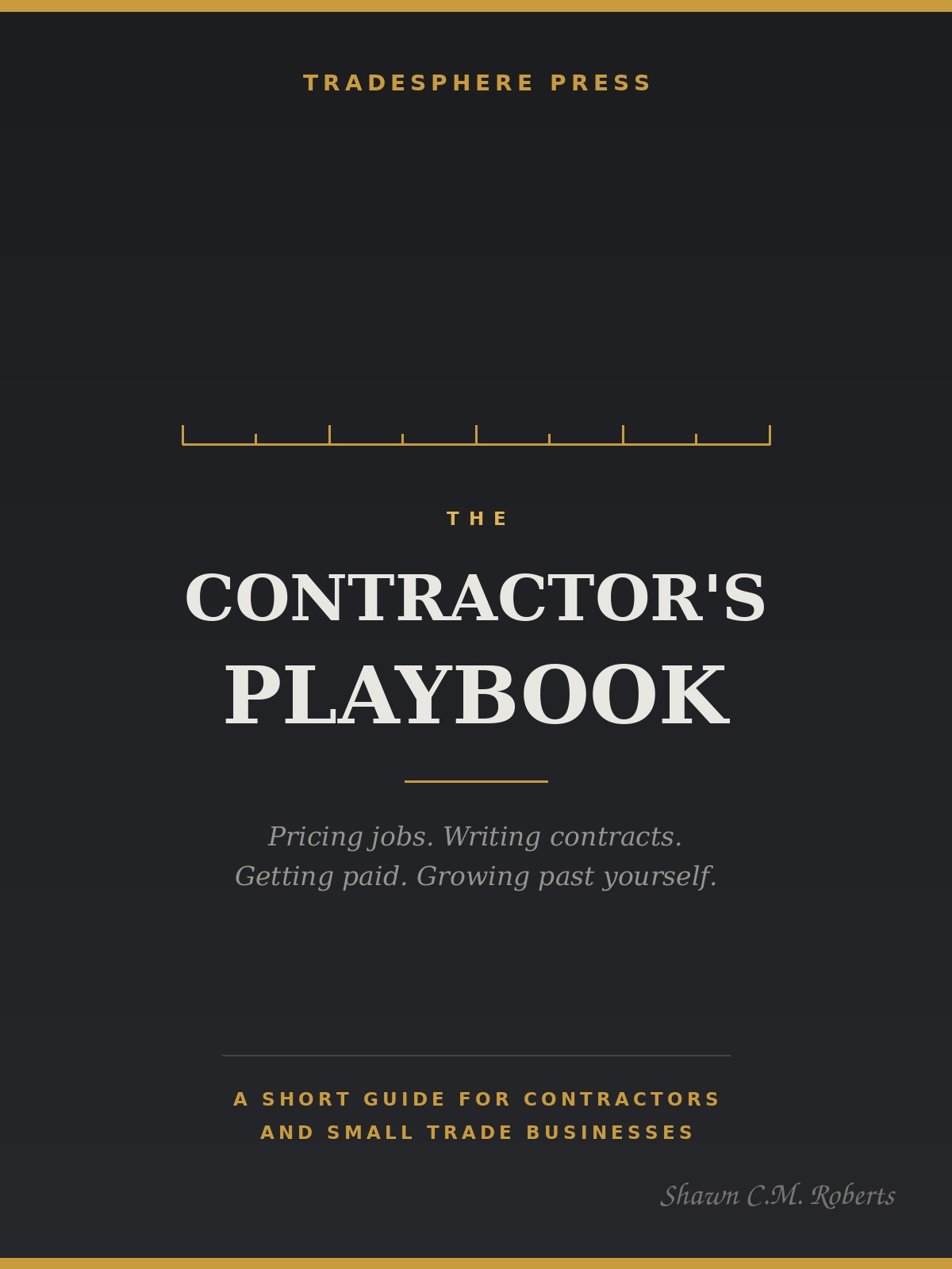 The Contractor's Playbook cover